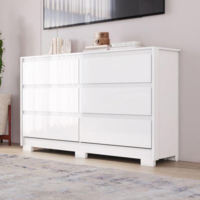 Cômoda 6 Gavetas Layla Casa 812 Branco