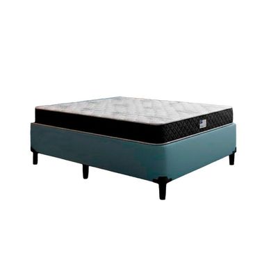 Conjunto Box Solteiro Itaflex Colchão Gazin 41x88x188 Cinza