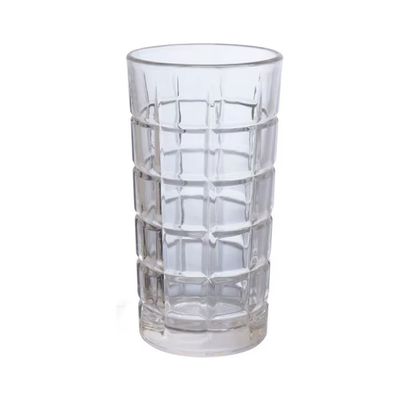 Jogo de Copos Long Drink Hauskraft Crisp 380ml com Borda Dourada  6 Peças Transparente