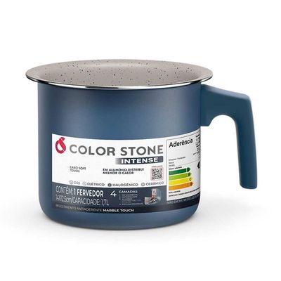 Fervedor Leiteira Euro Home Intense 1,7L 14cm Azul