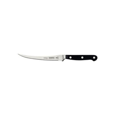 Faca Para Tomate Tramontina Century Com Lâmina Em Aço Inox Fibra De Vidro Preto 5 Tramontina