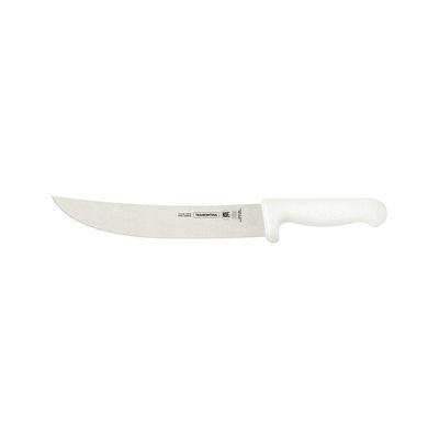 Faca Para Carne Tramontina Profissional Com Lâmina Em Aço Inox E Cabo De Polipropileno Branco 10 Tramontina