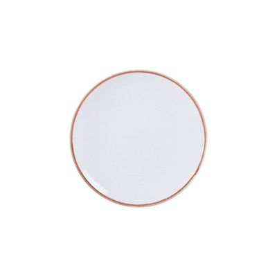 Prato Sobremesa Tramontina Jeri Mocha Em Porcelana 19 Cm Tramontina