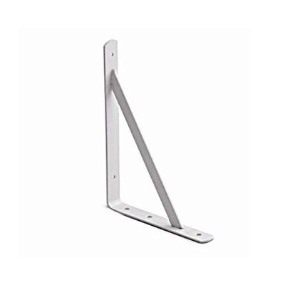 Cantoneira Mão Francesa 37cm Branca Para Prateleiras - Triangular Resistente - Dtools