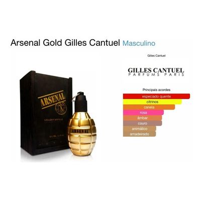 Perfume Arsenal Golden Man Gilles Masculino 100ml