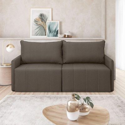 Sofá Cama Montana Retrátil E Reclinável 3 Lugares Sofatec Grafite