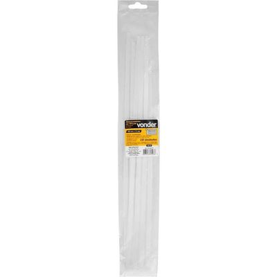 Abraçadeira De Nylon Branca, 400 Mm X 7,2 Mm Com 10 Peças Vonder Ostenvonder
