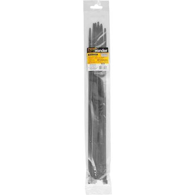 Abraçadeira De Nylon Preta, 400 Mm X 7,2 Mm Com 10 Peças Vonder Ostenvonder