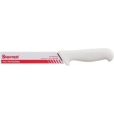 Faca Para Desossa, 6, Lâmina Curvada Estreita Em Aço Inox, Cabo Branco, Bkw106-6, Starrett Ostenvonder