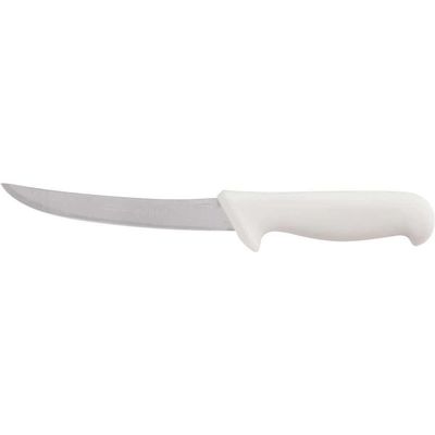 Faca Para Desossa, 6, Lâmina Curvada Estreita Em Aço Inox, Cabo Branco, Bkw106-6, Starrett Ostenvonder