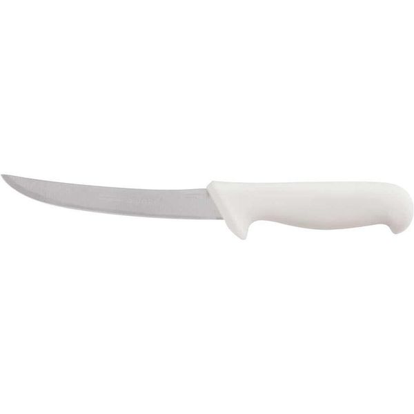 Faca Para Desossa, 6, Lâmina Curvada Estreita Em Aço Inox, Cabo Branco, Bkw106-6, Starrett Ostenvonder
