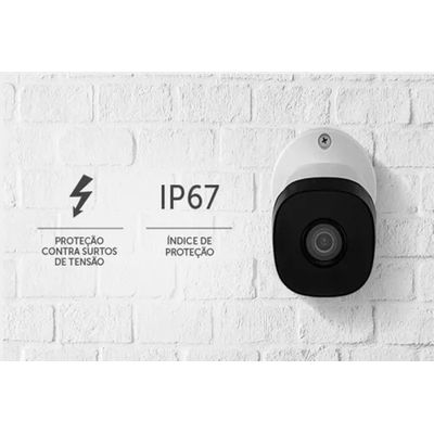 Kit 5 Câmeras Externas Intelbras 1120 B 720P