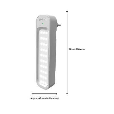 Luminária de Emergência Intelbras LEA 150 30 Leds - IL0033