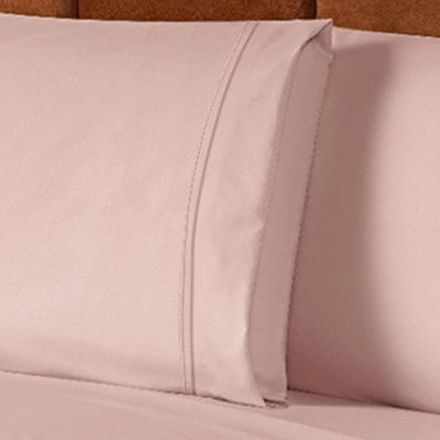 Jogo de Cama Lençol Casal Conforto Percal 300 Fios 4 Peças - Rosê