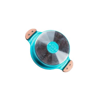 Caçarola Azul Turquesa Alumínio Usinado Javali AM 28cm