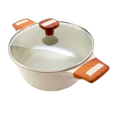 Caçarola Antiaderente Cerâmico Temperatti Bianco AM TV 20cm