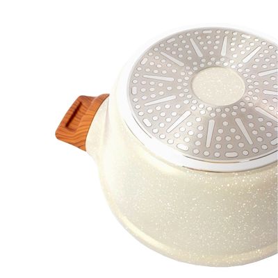 Caçarola Antiaderente Cerâmico Temperatti Bianco AM TV 20cm
