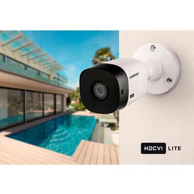 Kit Intelbras 2 Cam G4 Dvr 4 Mhdx Full hd Multihd H.265 Hd