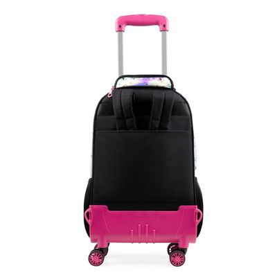 Mochila de 4 Rodinhas Feminina Rebecca BonBon Preta U / Preto