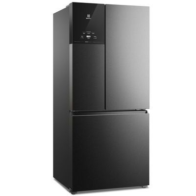 Geladeira Electrolux 3 Portas 590 Litros, Frost Free, Inverse, Black Inox - IM8B Preto / 220V