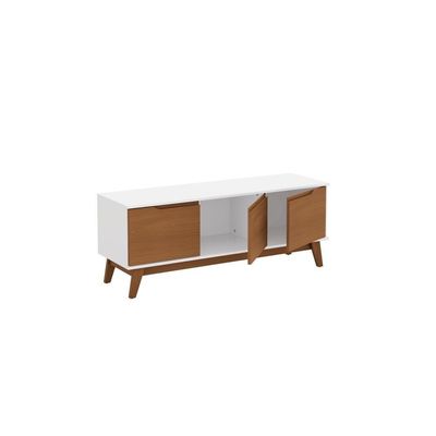 Rack Kappesberg 3 Portas Branco/canela 136cm