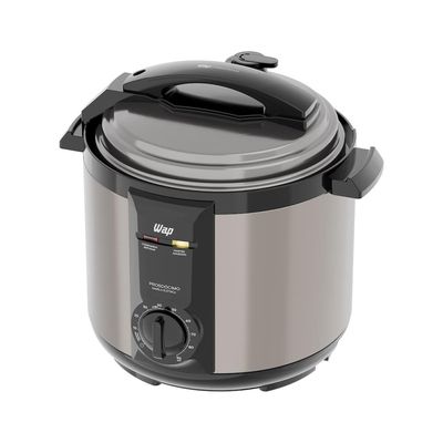 Panela de Pressão Elétrica Wap WPPE2 5L 900W Revestimento Antiaderente Gray Stone Timer Inox Inox / 110V