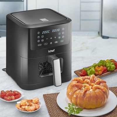 Fritadeira Elétrica Airfryer Ichef Smart Vision 6L 220V