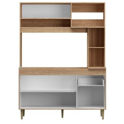 Armário De Cozinha Compacta Em Mdp  1,95 X 1,53 M Splendore