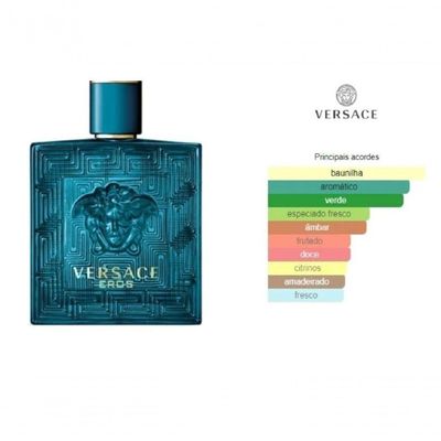 Perfume Versace Eros Edt Perfume Masculino 100ml