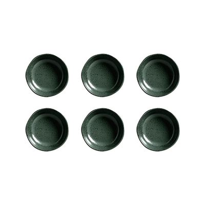 Conjunto de Ramequins Médios Orgânico Greenery com 6 Peças 70ml Porto Brasil Verde