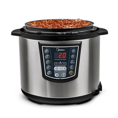 Panela De Pressão Elétrica 6 L Digital Inox Midea Ppa71 - 127v