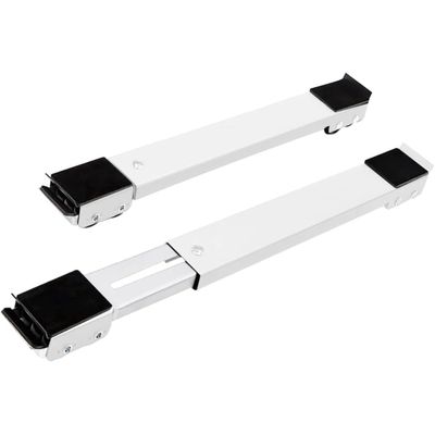 Suporte Com Rodinhas Base Ajustável Máquina Lavar Fogão Geladeira Móveis Resistente