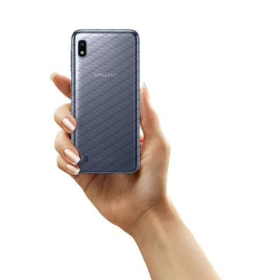 Película Traseira de Fibra de Carbono Transparente para Samsung Galaxy A10 - Gorila Shield
