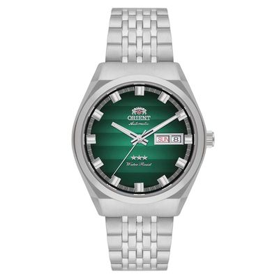Relógio Orient Masculino Ref: Yn6ss014 E1sx Automático Prateado