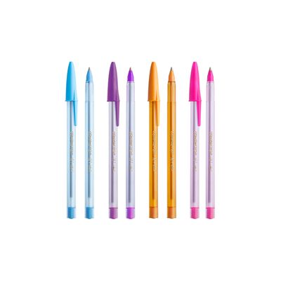 Caneta Esferográfica Compactor 1.0mm Jet Lux Colors com 4 Unidades