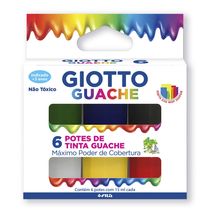 Tinta Guache Canson Giotto 6 Cores 15ml