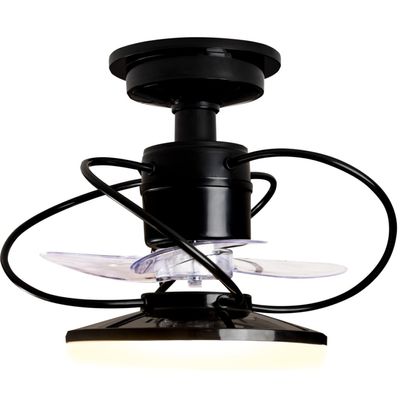 Ventilador de Teto Treviso Preto Elegance LED Bivolt