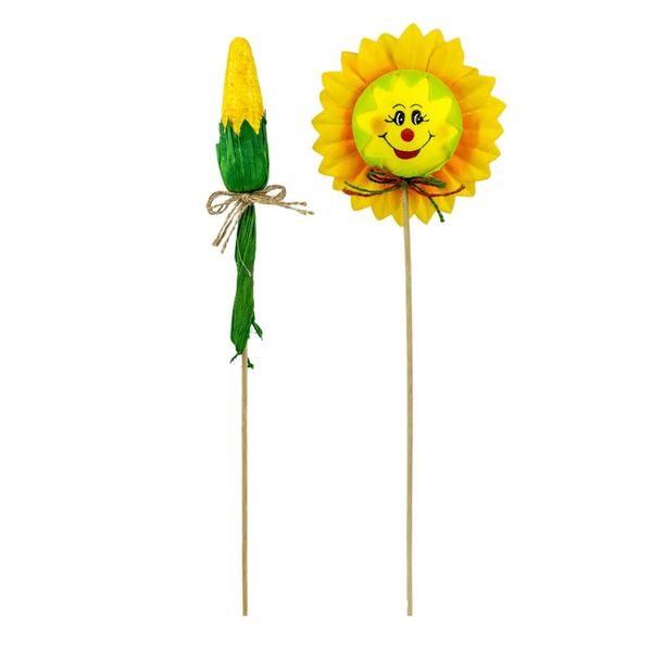 Milho e Flor Decorativa Le
