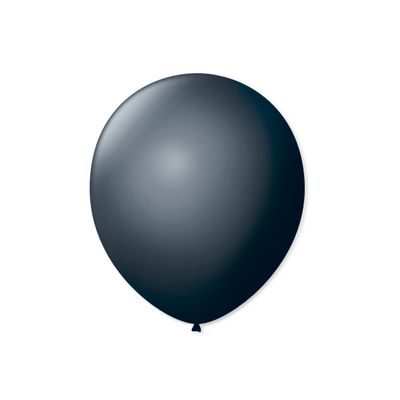 Balão São Roque Imperial Nº7 com 50 Unidades Preto Ébano