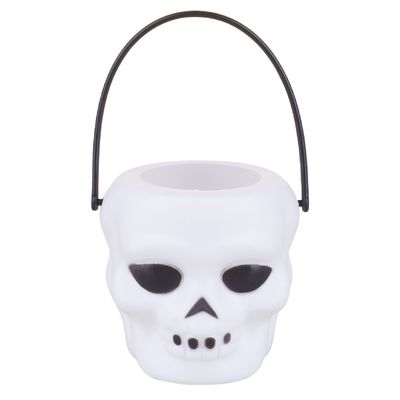 Balde Halloween Play&Fun Mini Caveira 6x5cm