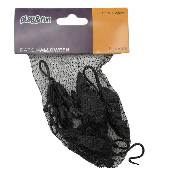Rato Plástico Halloween Play&Fun Rato Plástico Halloween Play&Fun