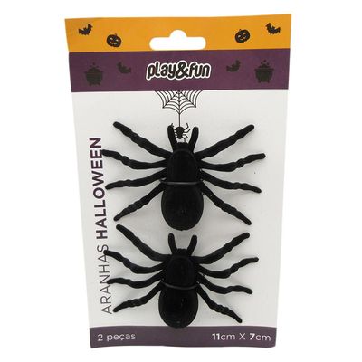 Aranhas Plásticas Halloween Play&Fun