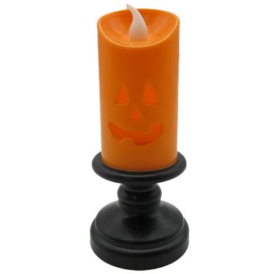 Vela Led Abóbora Play&Fun Hallo Laranja