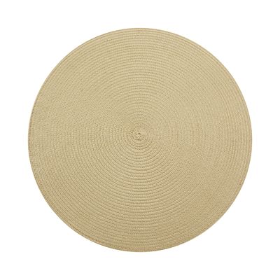 Jogo Americano Le New PVC e Poliéster Bege 40cm 1 Peça
