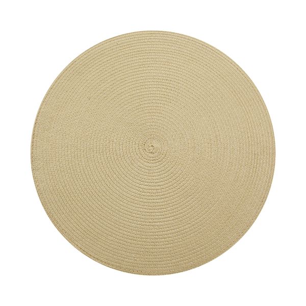 Jogo Americano Le New PVC e Poliéster Bege 40cm 1 Peça