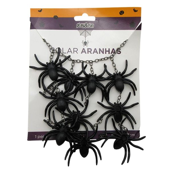 Colar Aranhas Hallow Play&Fun Cv244699 Colar Aranhas Hallow Play&Fun Cv244699