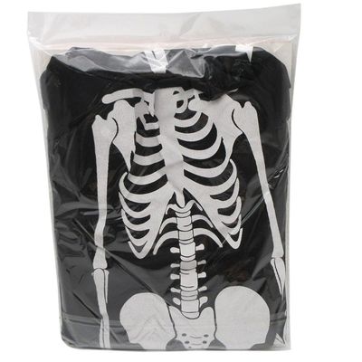 Capa Esqueleto Halloween Infantil Play&Fun 80cm