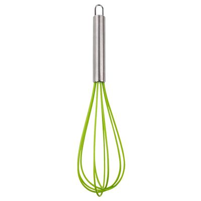 Batedor Manual de Ovos Cazza em Silicone com Cabo de Inox - Item Sortido