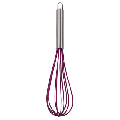 Batedor Manual de Ovos Cazza em Silicone com Cabo de Inox - Item Sortido