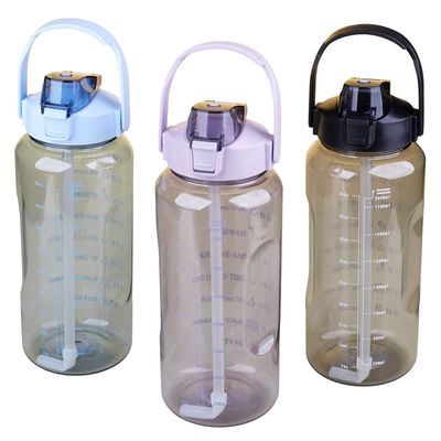 Garrafa Squeeze Cazza Acqua com Bico e Canudo  2L - Item Sortido